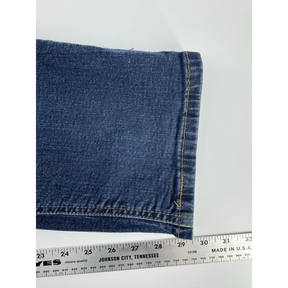 Levi's 541 Size 46x32 Blue Denim Jeans Regular Fit Straight Leg Red Tab